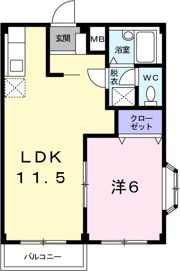 フランボワーズGの間取り画像