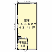 東合川新町倉庫（D）の間取り画像