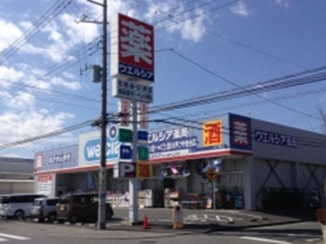 近くのウエルシア薬局水戸けやき台店まで800m(徒歩10分)