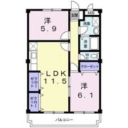 ロイヤルパレス桜井の間取り画像