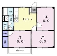 エクセルハイツの間取り画像