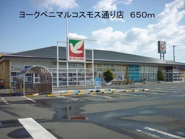 近くのヨークベニマルコスモス通り店まで650m(徒歩9分)