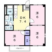 ニューシティ国富の間取り画像