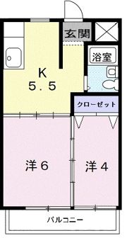ATハイツの間取り画像