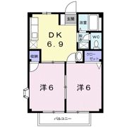 ベルルーム Aの間取り画像