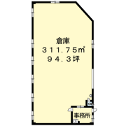 山出倉庫（南）Bの間取り画像