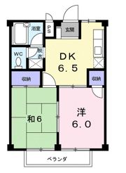 シティーハイツ堀Bの間取り画像