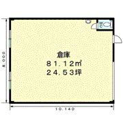 寺川3丁目倉庫C－Ⅱの間取り画像