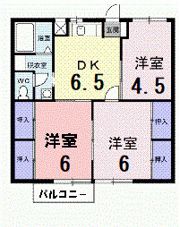 リバーサイド梅の木橋の間取り画像