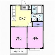 エルディム横山の間取り画像