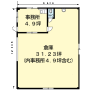 篠栗倉庫Aの間取り画像