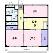 コーポ香の間取り画像