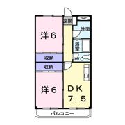 コーポ静の間取り画像