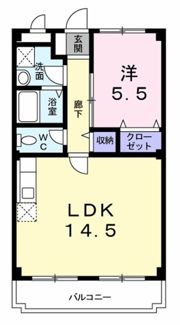 コーポ静の間取り画像