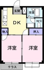 グリーンパレス恩田の間取り画像