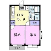 エルディム八面の間取り画像