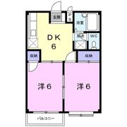 エルディム八面の間取り画像