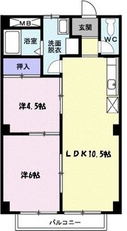 パルネット滝島の間取り画像