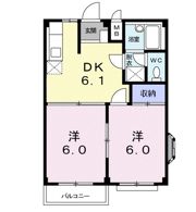 コーポサケンⅠの間取り画像