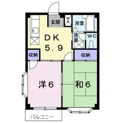 エルディムT．K赤石の間取り画像