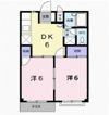 お花畑ハイツC棟の間取り画像