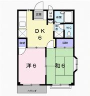 お花畑ハイツC棟の間取り画像