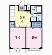 お花畑ハイツC棟の間取り画像