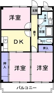 つきみ野サンモリッツの間取り画像