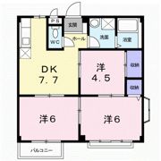 エルディム桜本Bの間取り画像