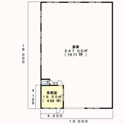 入間市野田倉庫の間取り画像