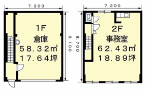葛島4丁目倉庫付事務所KKの間取り画像