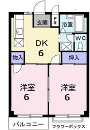 エルディム猫田の間取り画像