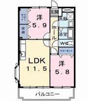 ビューライフ長畑の間取り画像