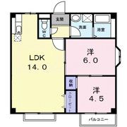 エルディムハニーの間取り画像