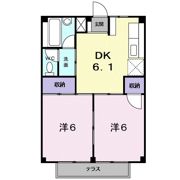 ラフォーレ新正Bの間取り画像