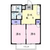 ラフォーレ新正Bの間取り画像