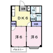 ユリカハイツ Ⅲの間取り画像
