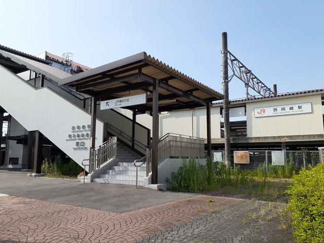 近くのＪＲ東海道本線「西岡崎駅」まで640m（徒歩8分）