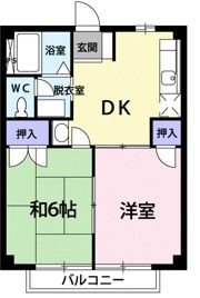 グリーンハイムの間取り画像