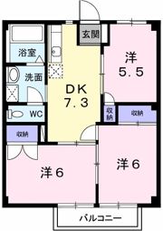 サンハイツ（片山）の間取り画像