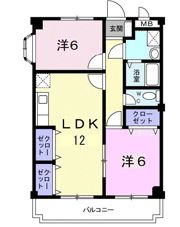 ニューマリッチ石川壱号館の間取り画像