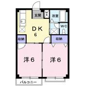 ハイツ伊藤の間取り画像