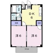 シティハイツ岩下Aの間取り画像