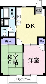 ニューシティ若葉の間取り画像