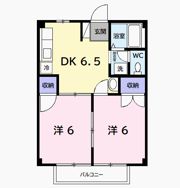 ファーストヒルズAの間取り画像