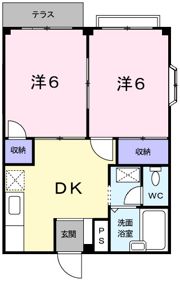 エスポワール今寺の間取り画像