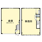 東花尻倉庫付事務所Mの間取り画像