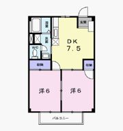 グランヒル愛子Bの間取り画像