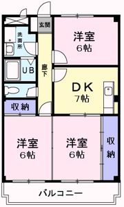 山彦パークの間取り画像