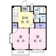 エルディム若月Fの間取り画像